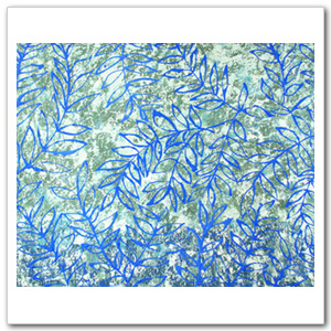 [유화 그림액자] Blue leaves 73 x 61cm (주문 제작)