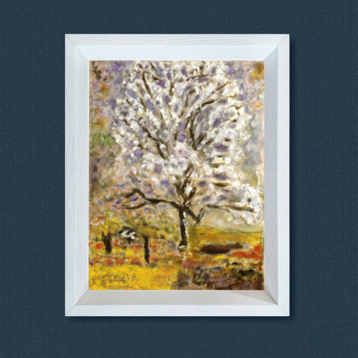 [유화 명화액자] 보나르  꽃이 핀 아몬드 나무