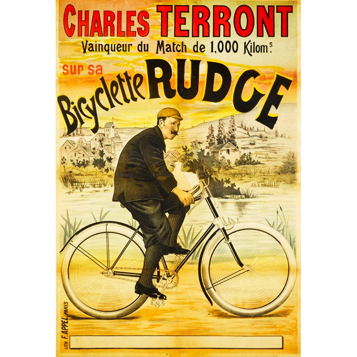 [인테리어 그림 액자 판넬]프랑스 빈티지 포스터 광고23 자전거대회